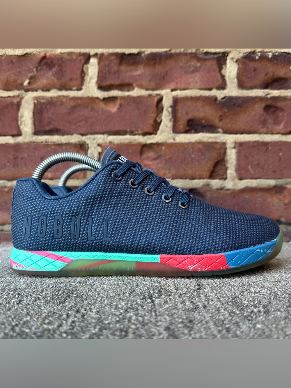 NOBULL Navy Lightning Trainer Sneakers Womens 8.5 Blue Athletic CrossFit Shoes